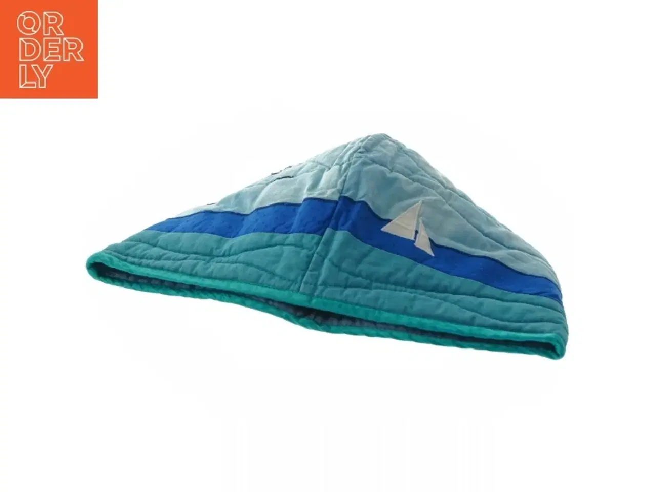 Billede 2 - Tehætte, håndlavet med applikation og broderi (h 27 cm, omkr 68 cm)