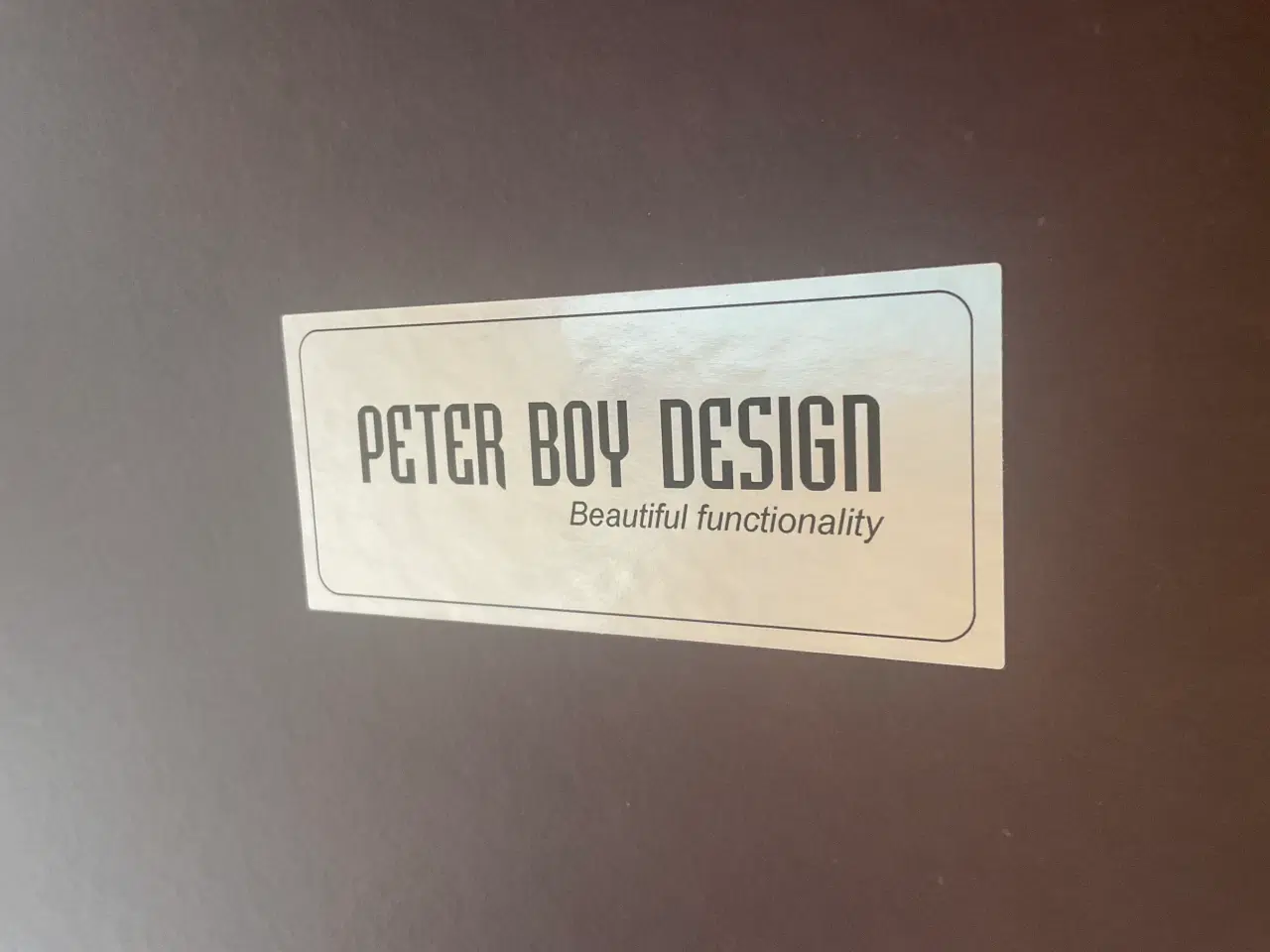 Billede 5 - Peter Boy Design ovalt spisebord i sort laminat me