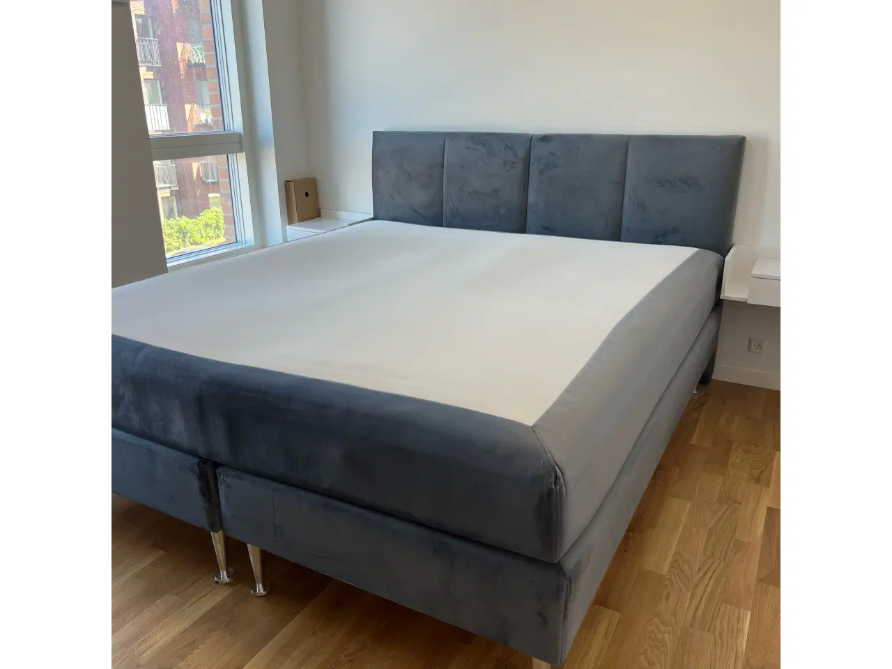 Billede 2 - Velour kontinental seng