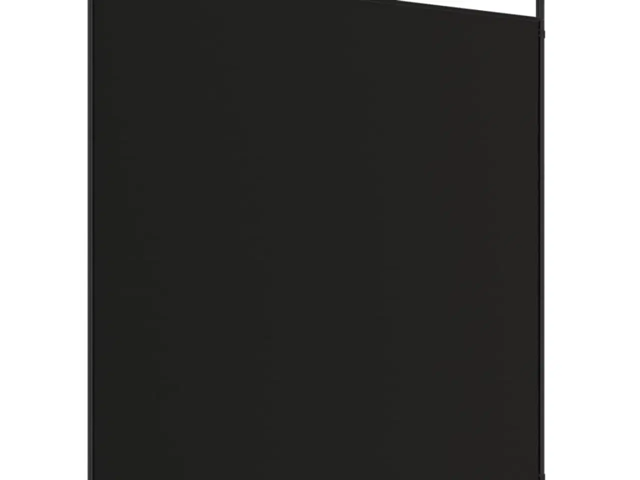 Billede 6 - 3-panels rumdeler 525x180 cm stof sort