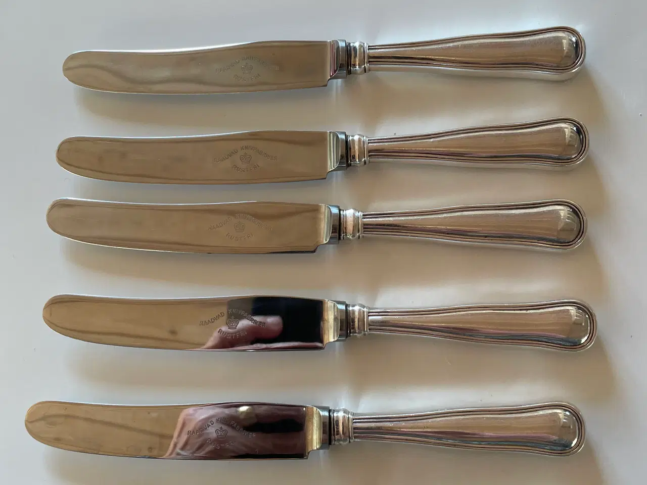 Billede 1 - Bordknive to-tårnet Dobbeltriflet 