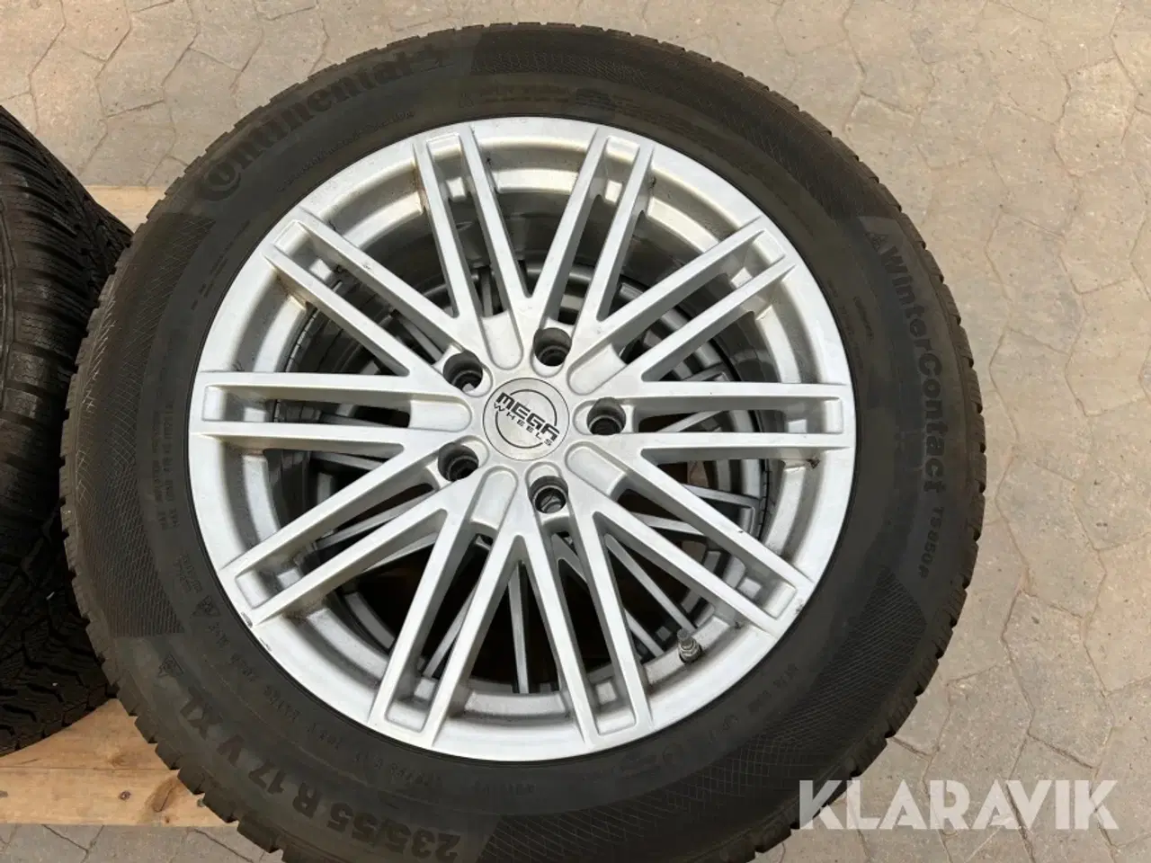 Billede 4 - Alufælge med dæk Mega wheels