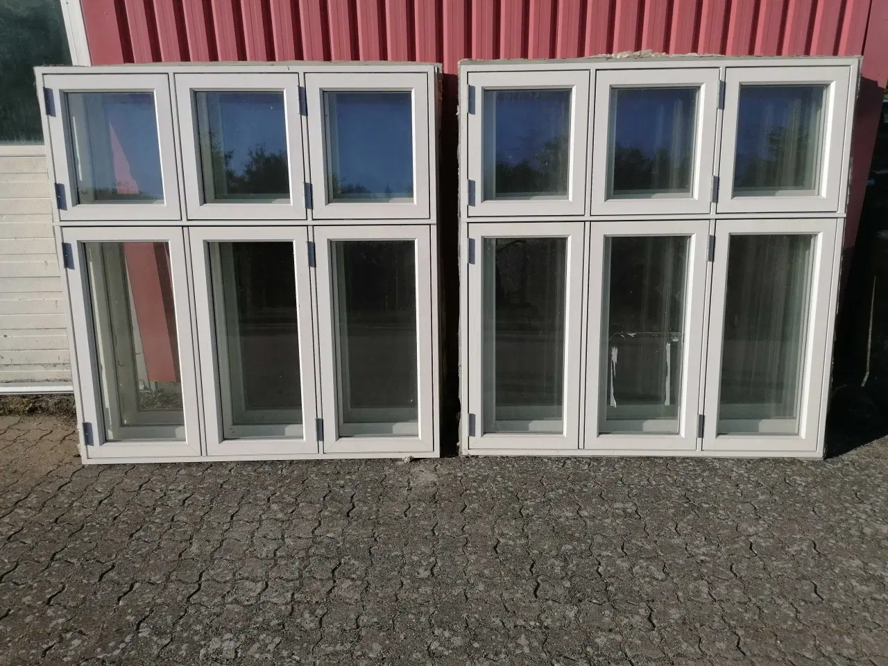 Billede 10 - Træ/Alu Dannebrogsvinduer BxH 158x166 cm.Stykpris
