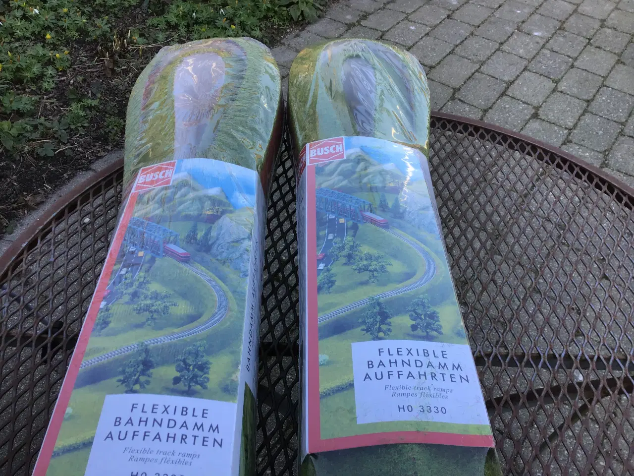 Billede 2 - Modeltog, flexrampe/volde