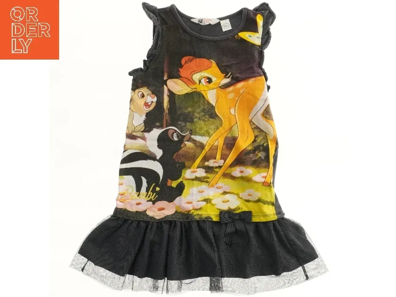 Billede 1 - Kjole med Bambi-motiv fra H&M (str. 122)