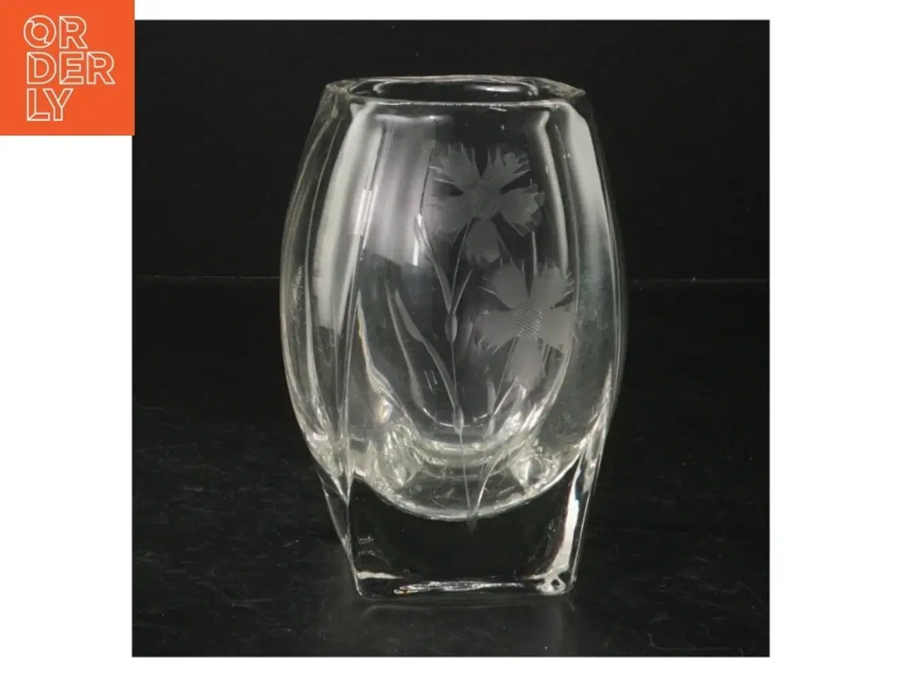 Billede 1 - Glasvase (str. 14 cm)