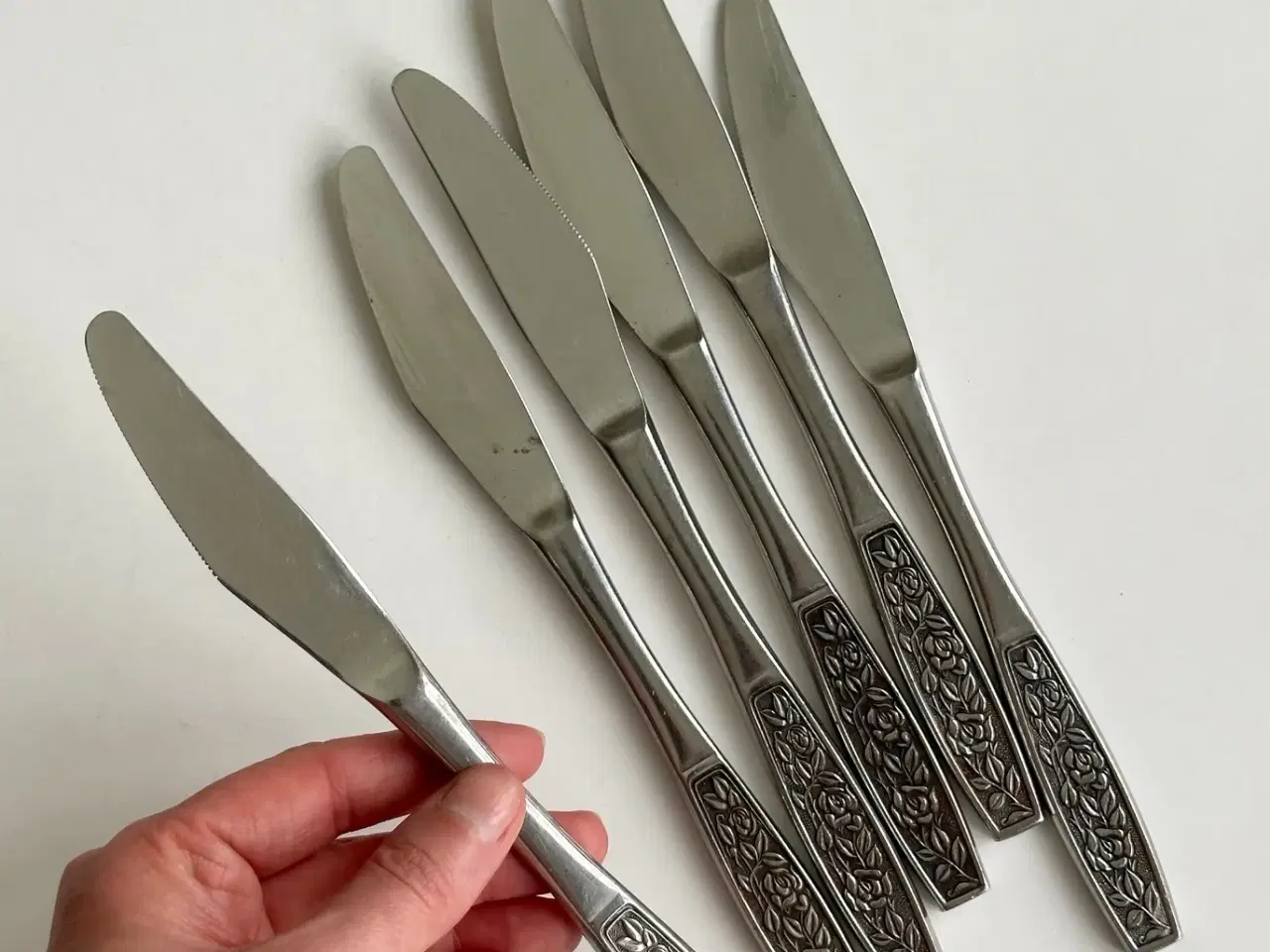 Billede 3 - Lundtofte Rose Petite knive, 6 stk samlet