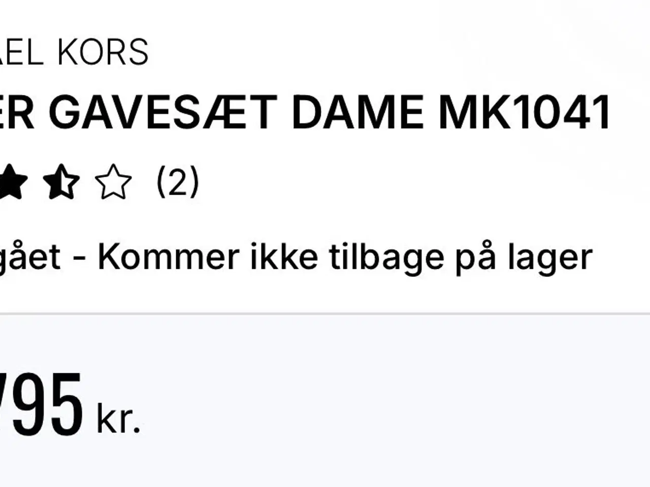 Billede 6 - Michael Kors dame ur inkl armbånd og øreringe