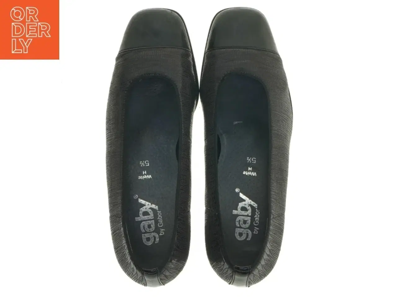 Billede 5 - Sorte sko med hæle fra Gabor (str. Længde. 25 cm)