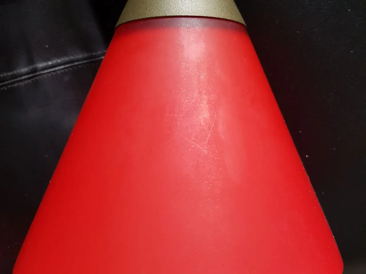 Billede 2 - Pendel, rød glas pendel