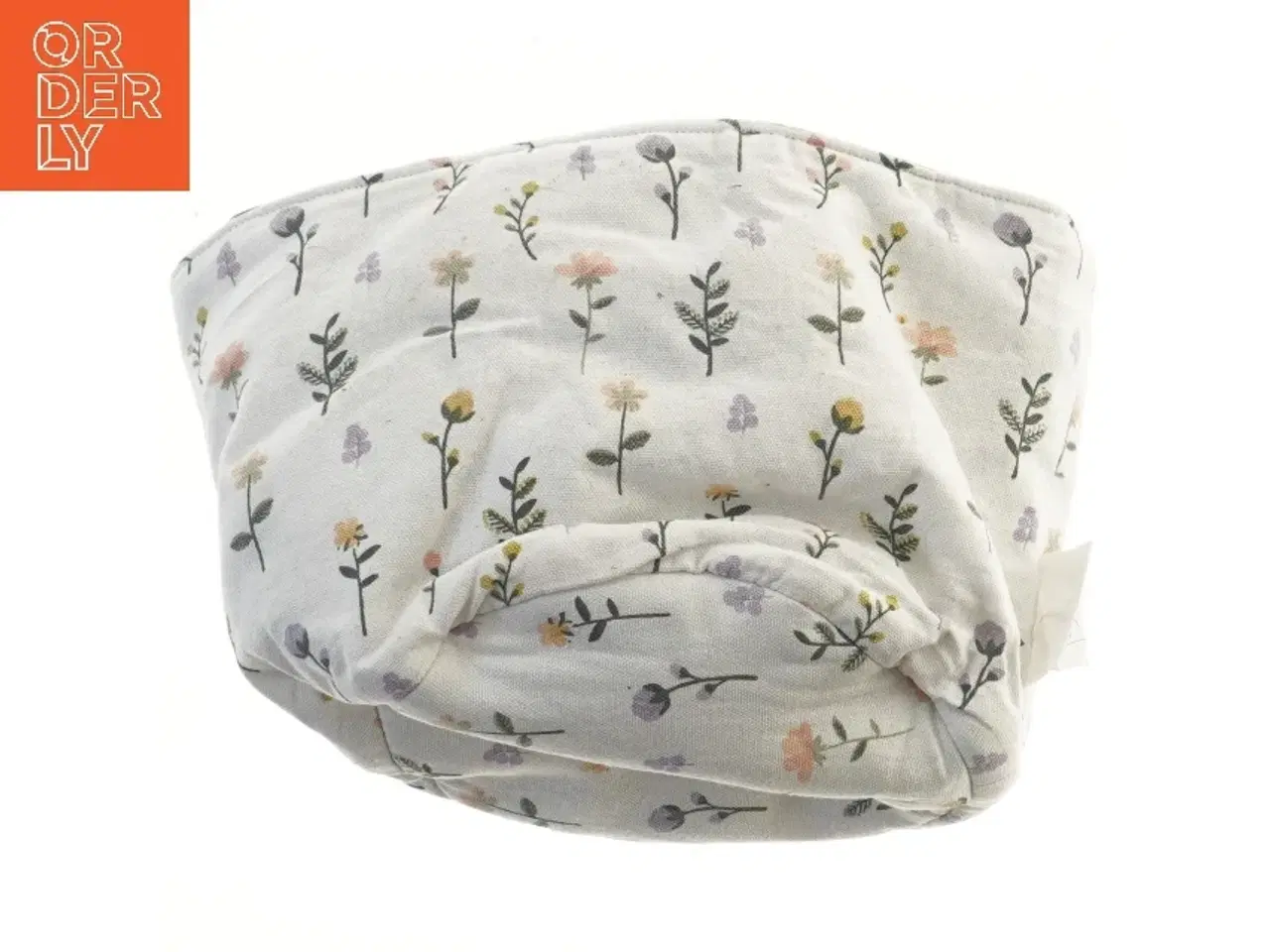 Billede 2 - Opbevaringskurv med blomstermønster fra Oeko-tex (str. Ø 22 cm)