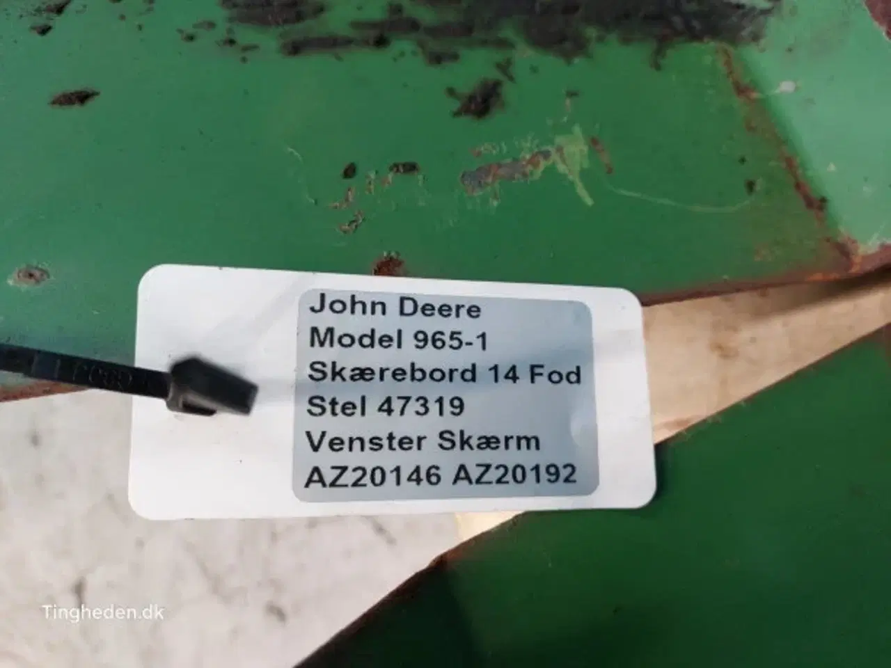 Billede 2 - John Deere 965 Skarebord 14 FOD V Skærm AZ20146