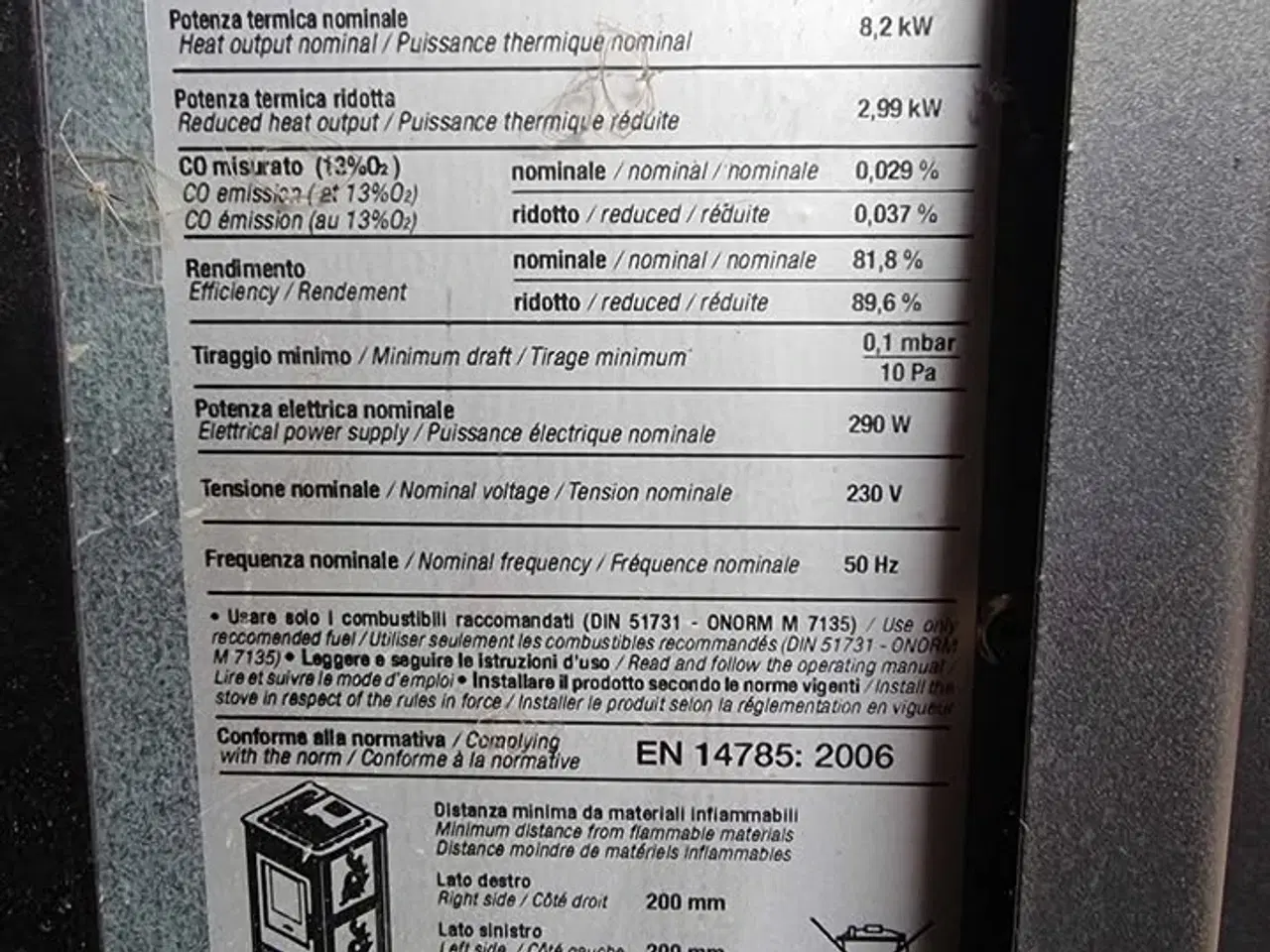 Billede 5 - Ecoteck RV80 pilleovn