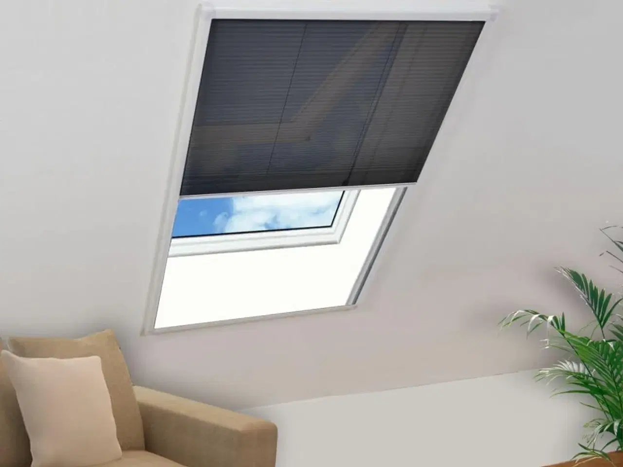 Billede 1 - Insektnet til vindue plissé 80x160 cm