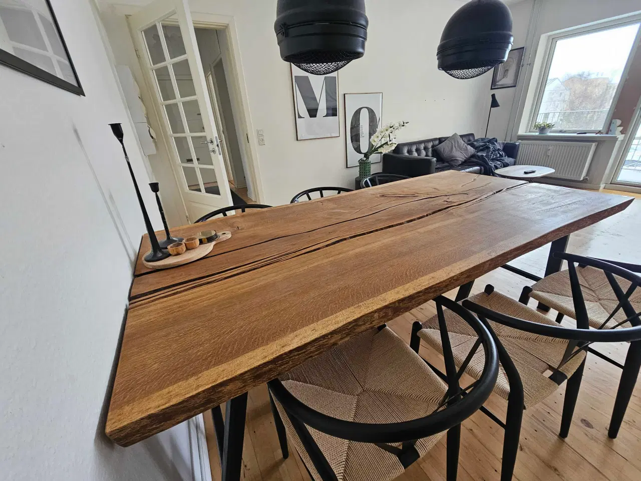 Billede 1 - Sjældent plankebord i kun èn planke