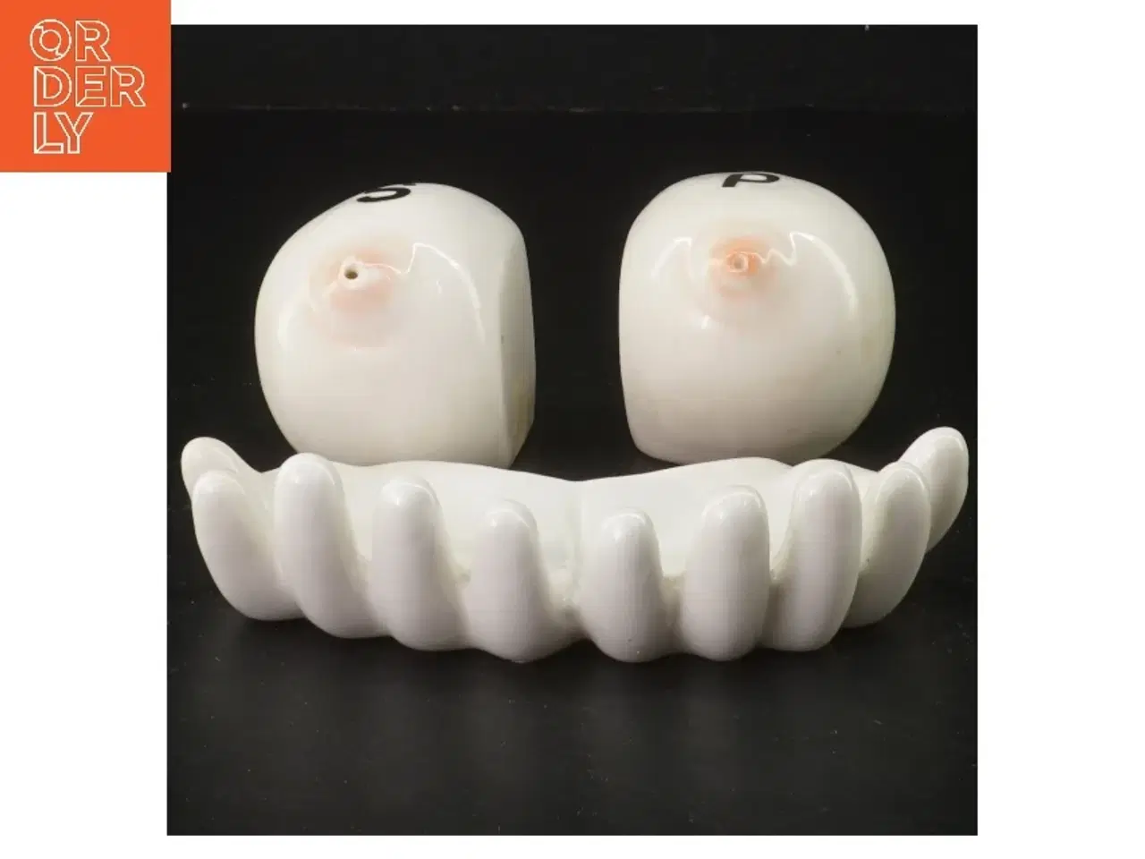 Billede 2 - Sæt med salt- og peberbøsser (str. 14x9 cm)