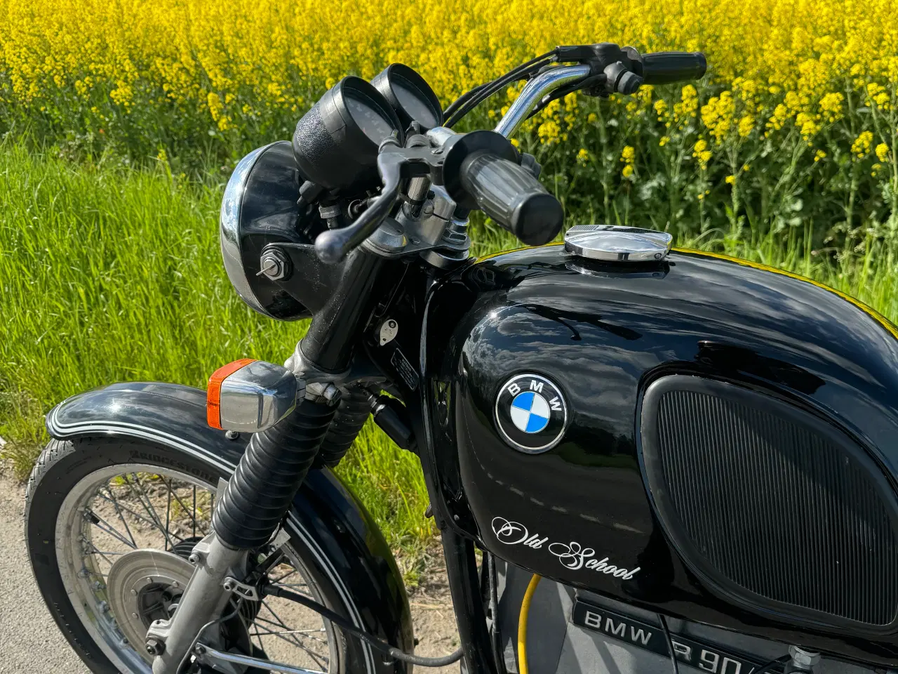 Billede 3 - BMW 90/6 1974 Sort med klassiske numre 