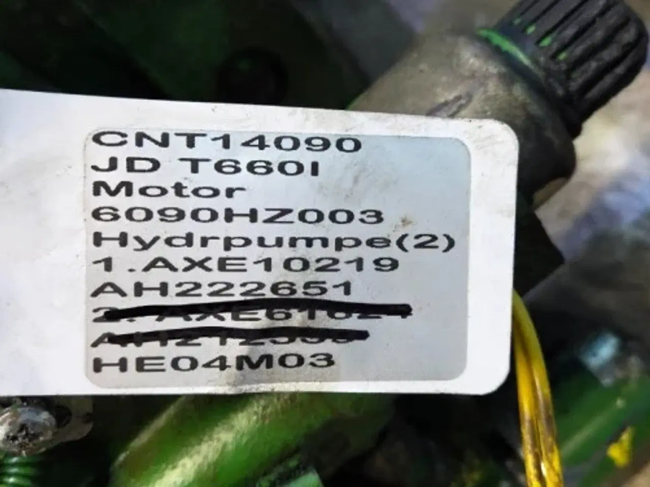 Billede 23 - John Deere T660 Hydrostatmotor AXE10219