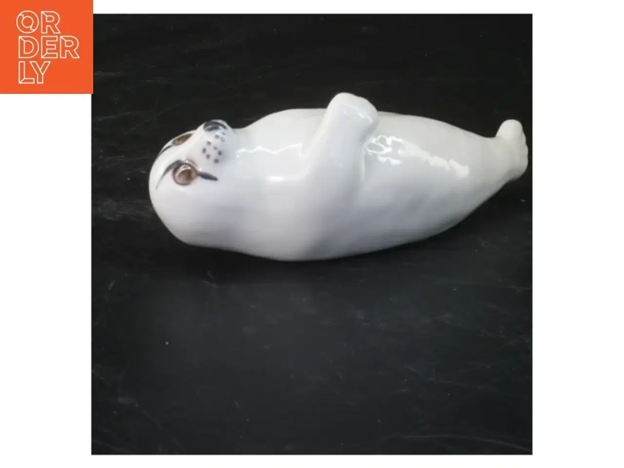 Billede 1 - Porcelænsfigur af sæl fra B&G (str. 15x5 cm)