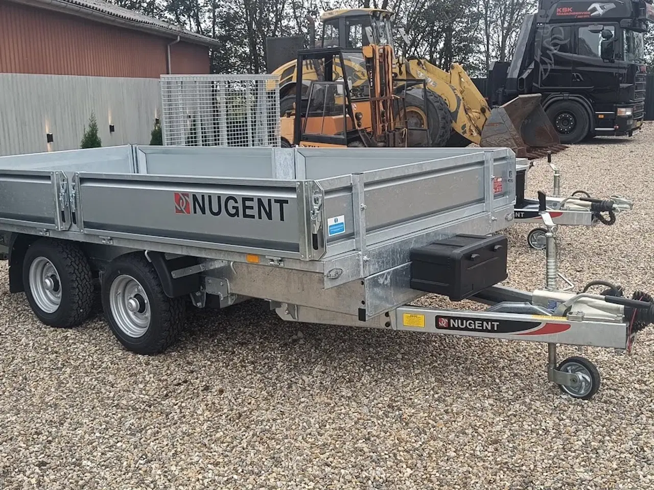 Billede 2 - Nugent T3718H tip trailer Klar til leveringen