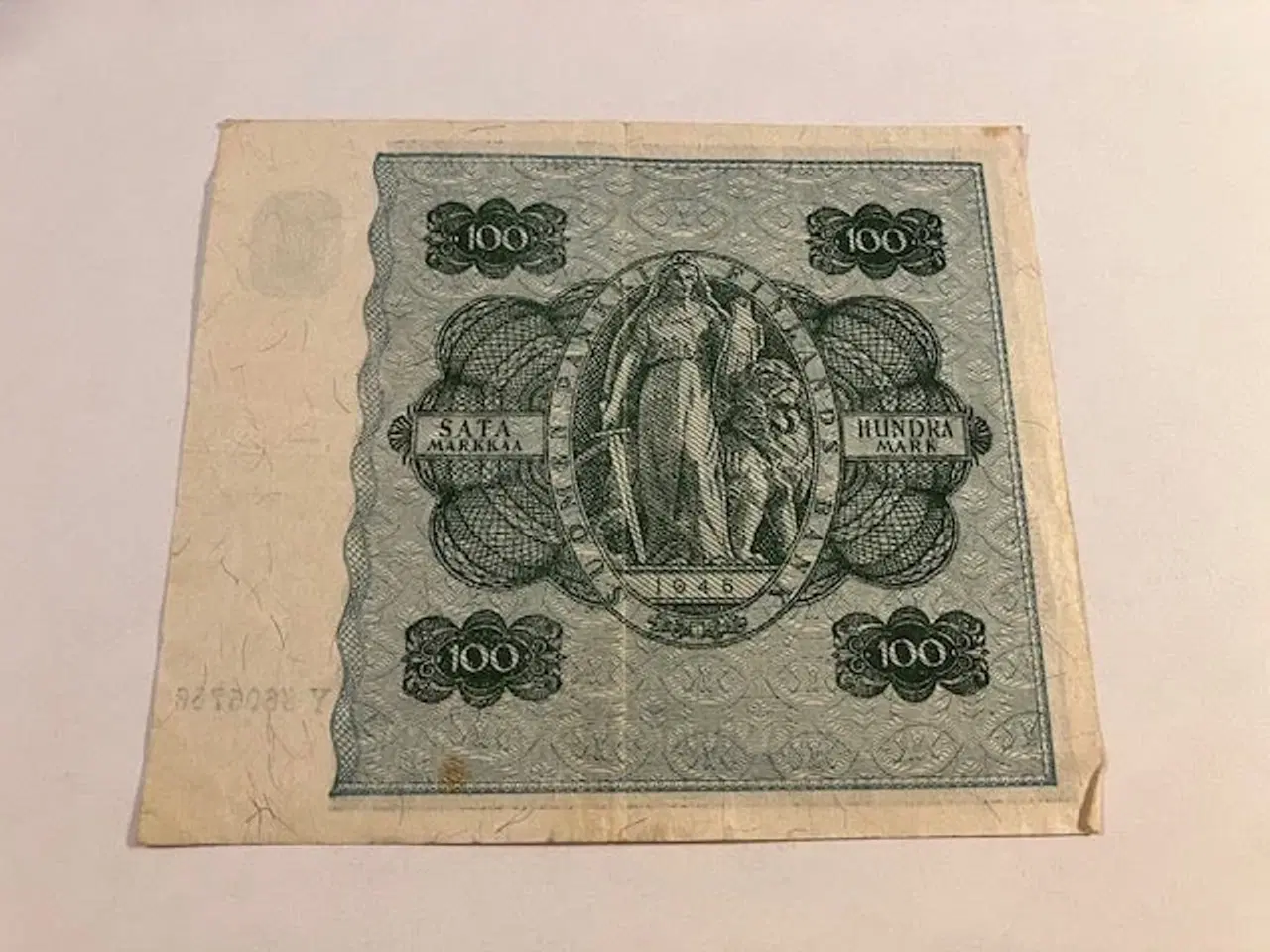 Billede 2 - 100 Mark 1945 Finland