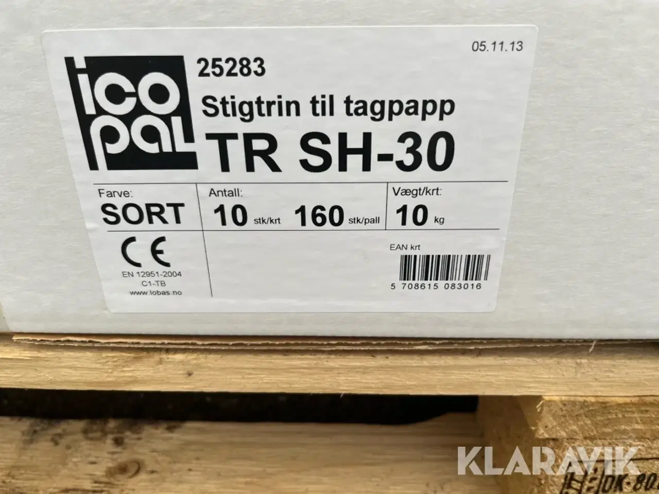 Billede 4 - Stigtrin til tagpap Icopal TR SH-30 sort