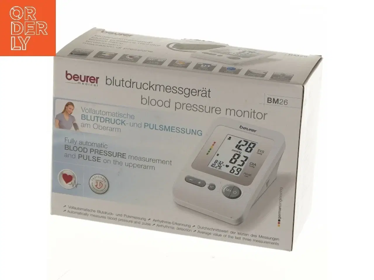 Billede 1 - Blodtryksmåler Beurer BM26 fra Beurer (str. 7x14x8,8 cm)