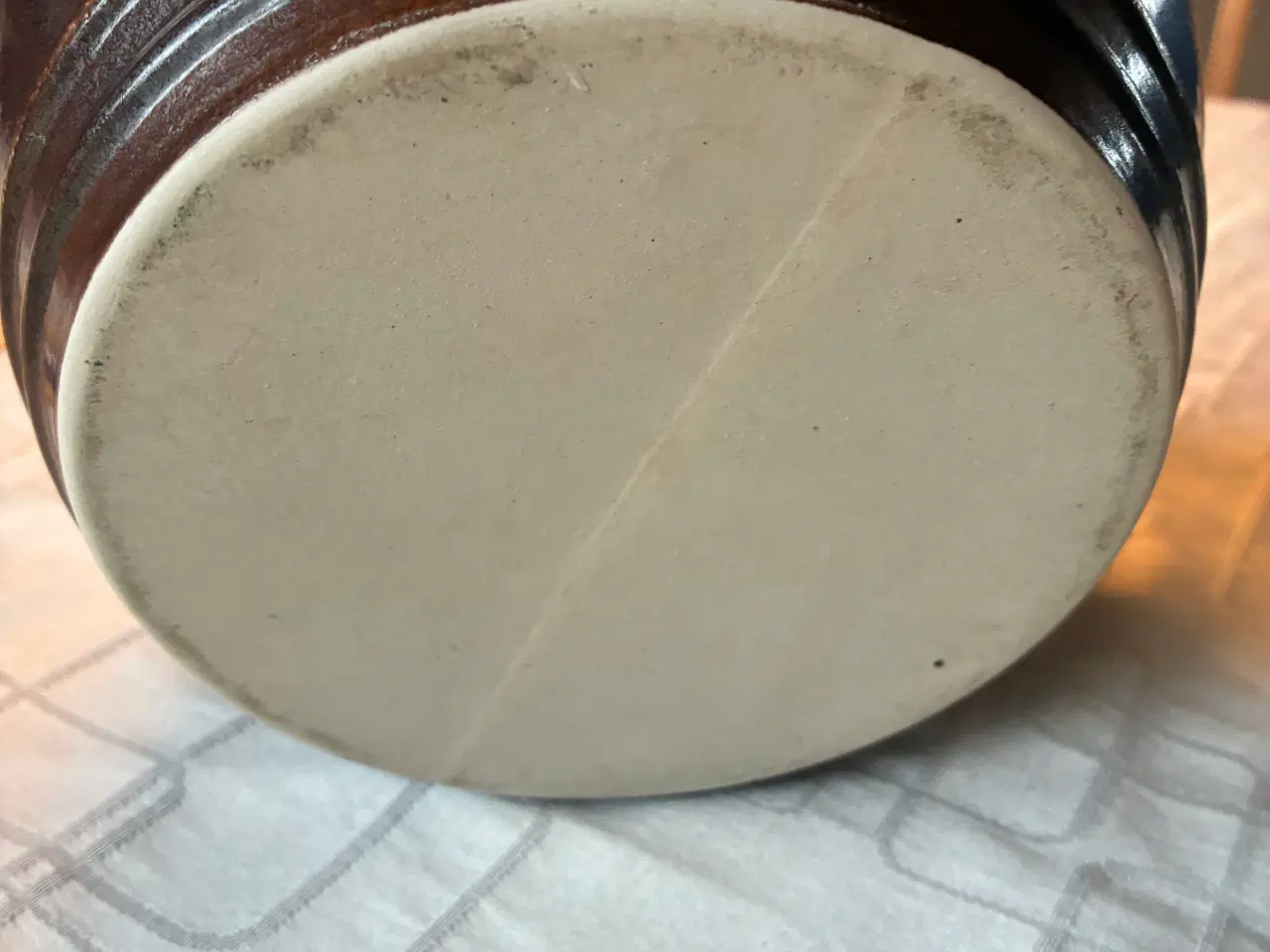 Billede 1 - 	•	“Gammel stentøj syltekrukke / retro / dansk ker