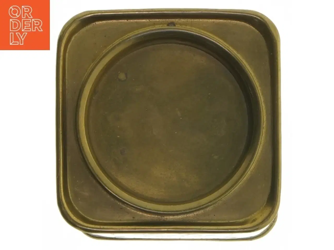 Billede 4 - Vintage Kaffedåse af messing (str. 11x10 cm)