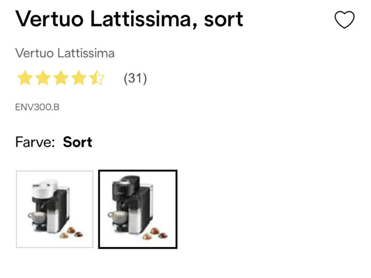 Billede 6 - Nespresso/DeLonghi Vertuo Lattisma