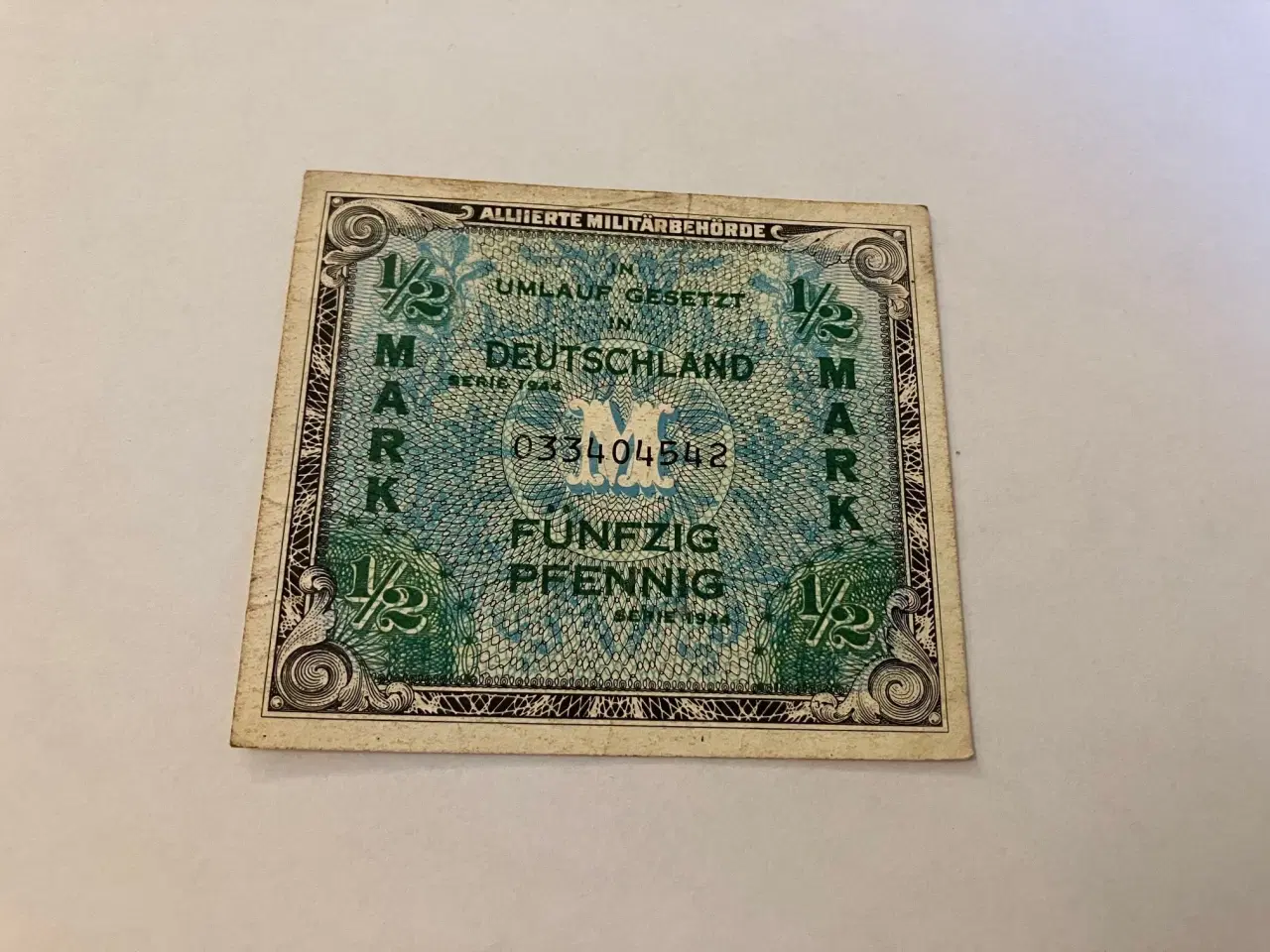 Billede 1 - 1/2 Mark Germany 1944 - Allied Military