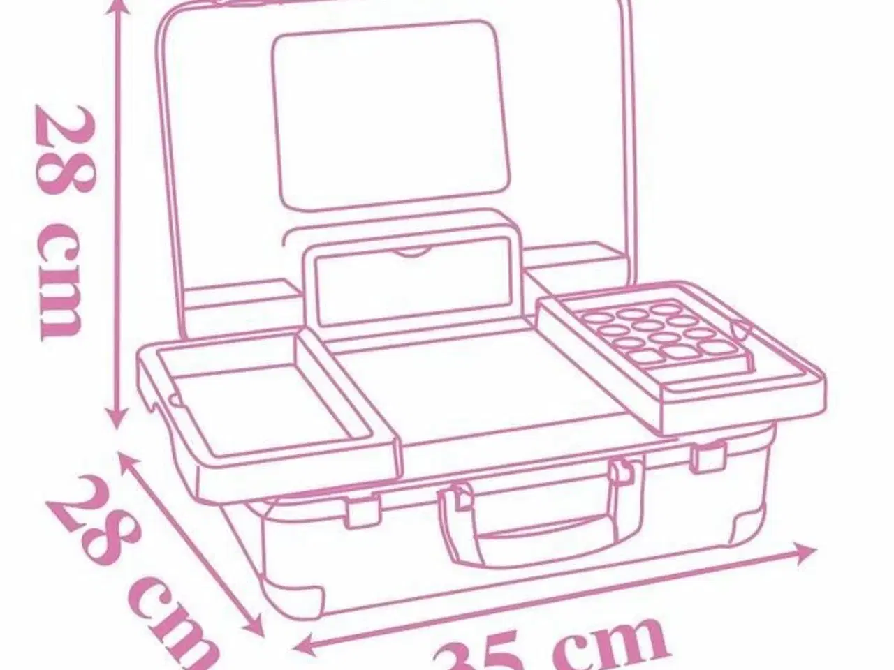 Billede 5 - Makeup sæt til børn - Smoby Disney Princess Beauty Vanity