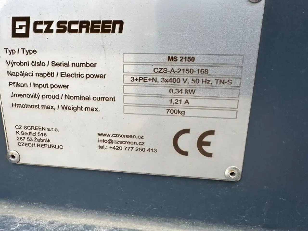 Billede 3 - CZ Screen MS 2150