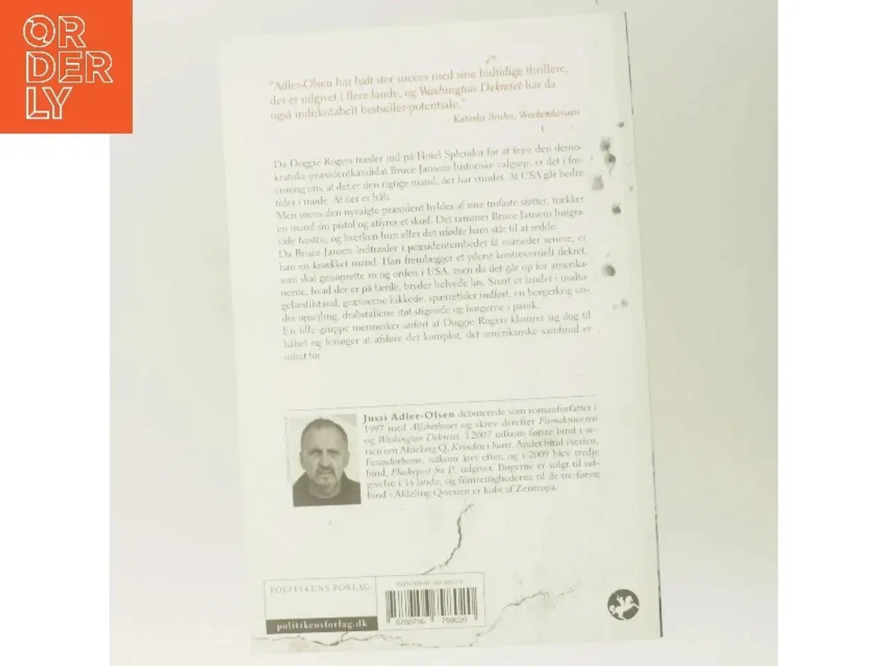Billede 3 - Washington dekretet af Jussi Adler-Olsen (Bog)