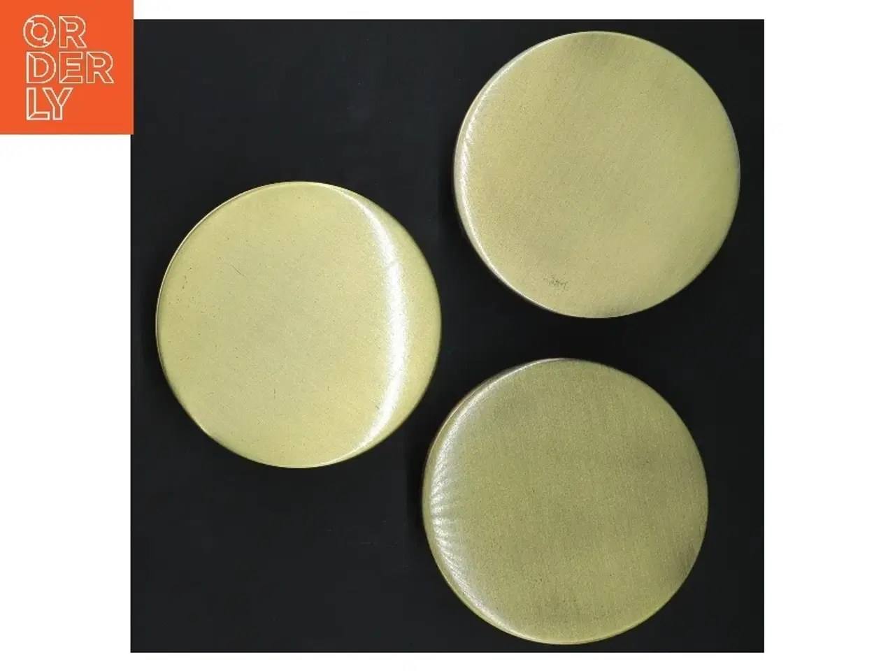 Billede 4 - Opbevaringsglas med messinglåg (str. 3 stk Ø 11 cm) fra Mette Diemer