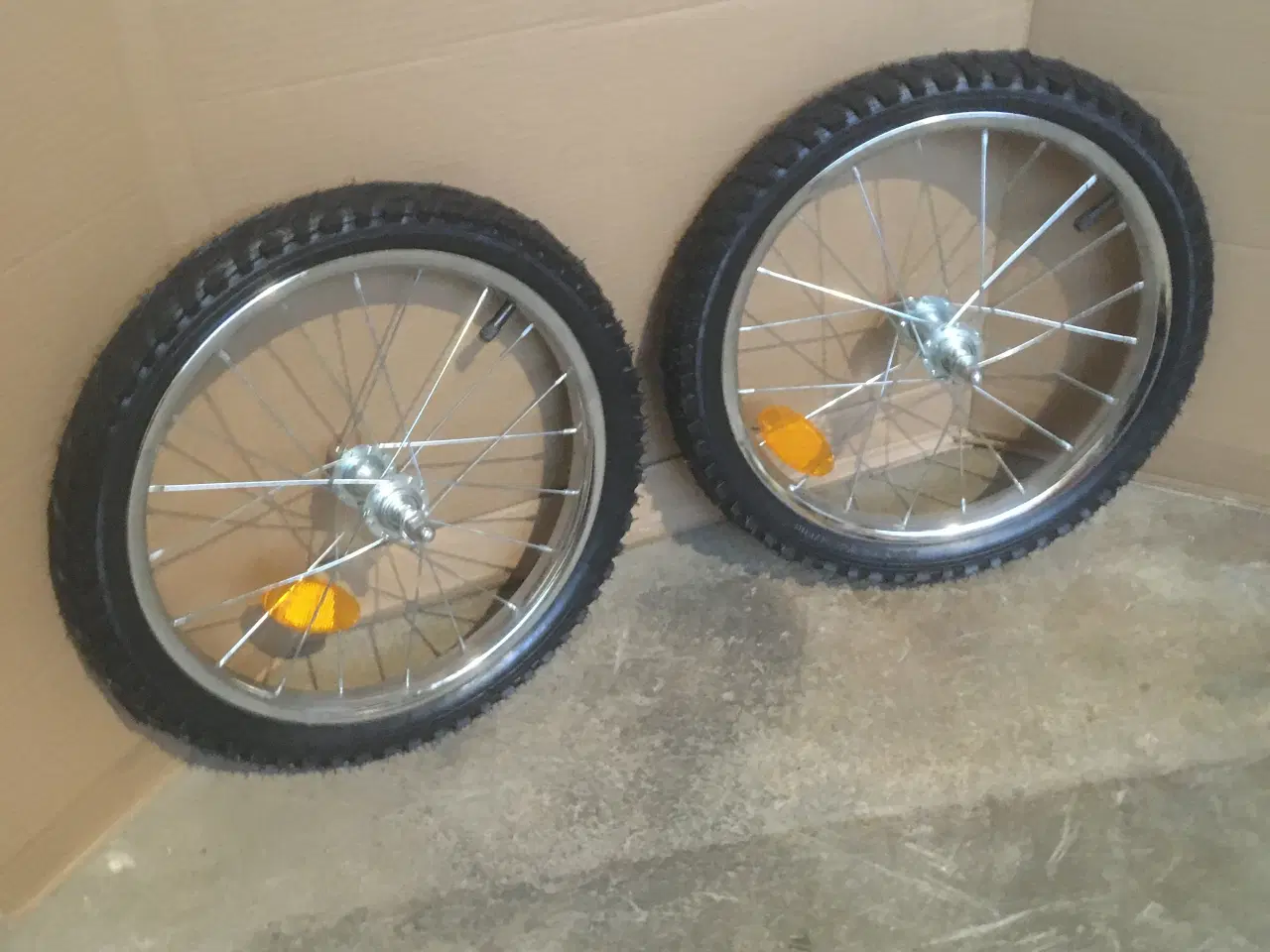 Billede 1 - cykelanhænger cykeltrailer hjul 16 x 2.125