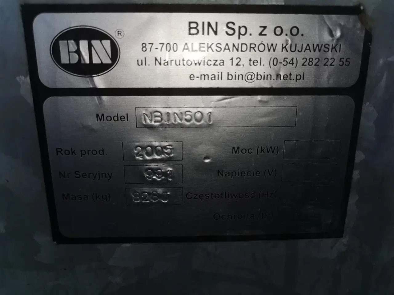 Billede 3 - Bin Type NBIN501  5000 tdr.