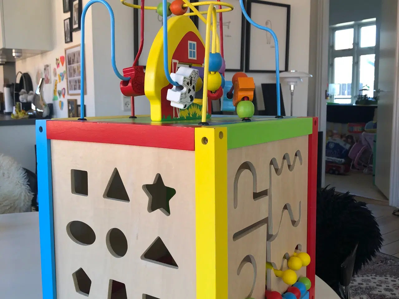 Billede 1 - Aktivitets legetøj i træ
