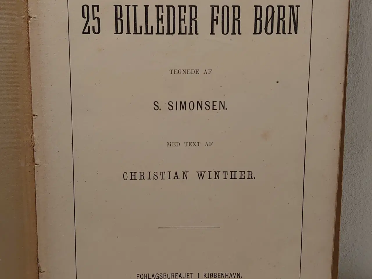 Billede 3 - Christian Winther: 25 Billeder for Børn. 1875.