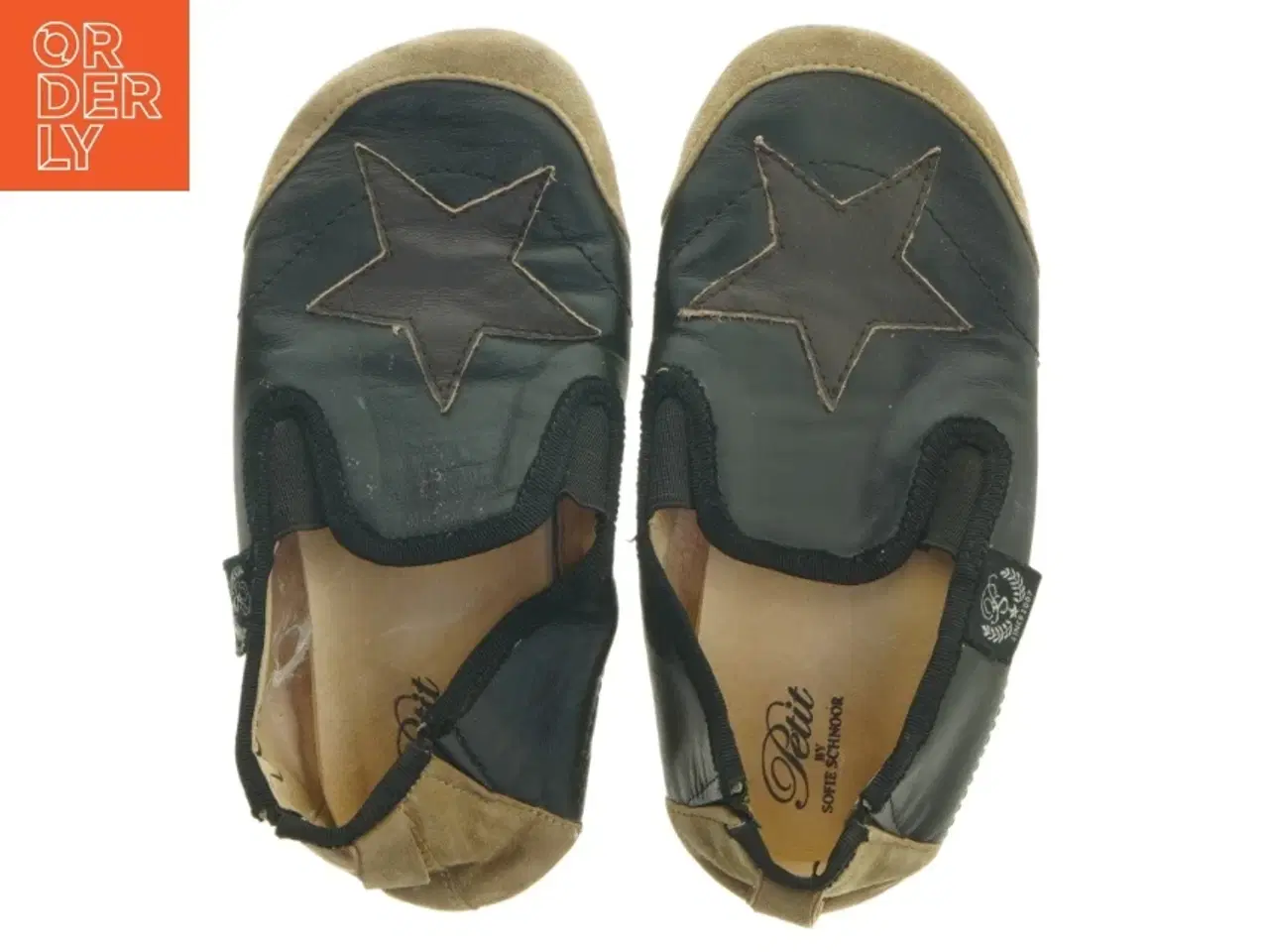 Billede 1 - Børne lædersko med stjerne fra Petit (str. 31 )