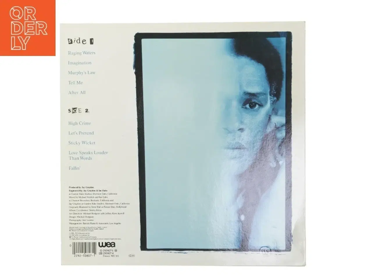 Billede 3 - Al Jarreau - High Crime LP Vinyl fra WEA