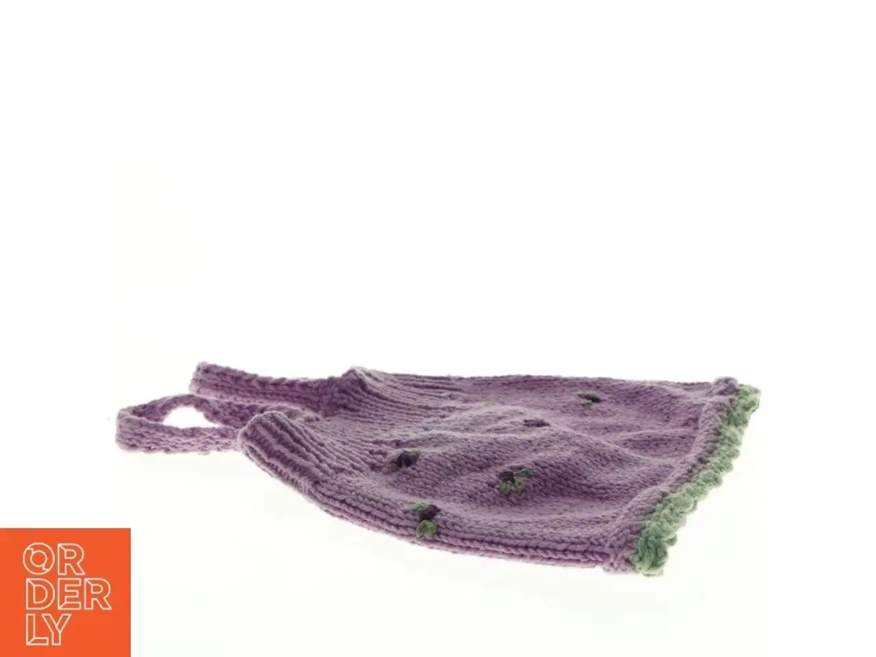 Billede 4 - Strikket dukkekjole (str. Længde, 20 cm. b. 18 cm)
