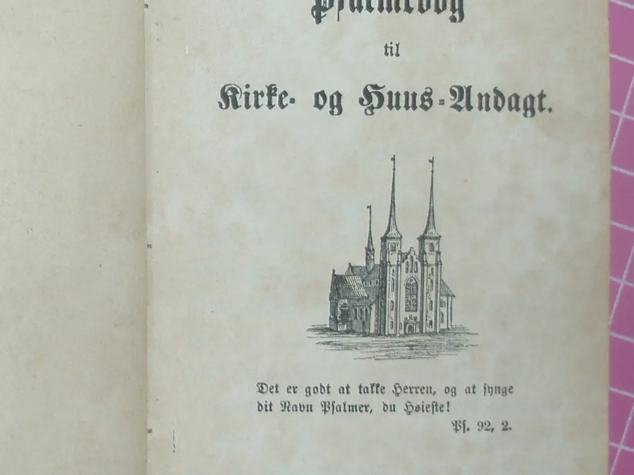 Billede 2 - Salmebog anno 1890