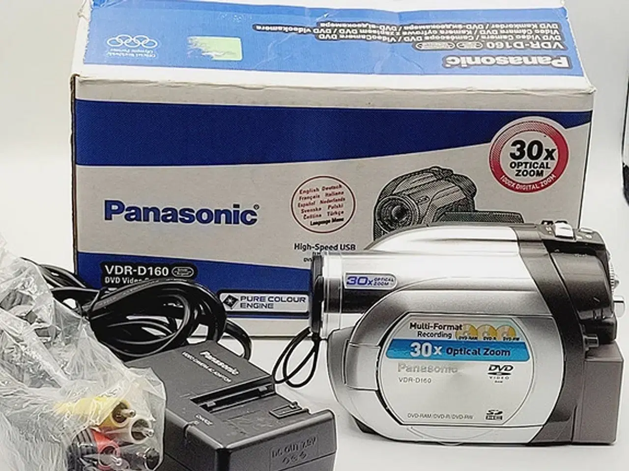 Billede 1 - Panasonic VDR-D160 DVD Videokamera med 30x zoom