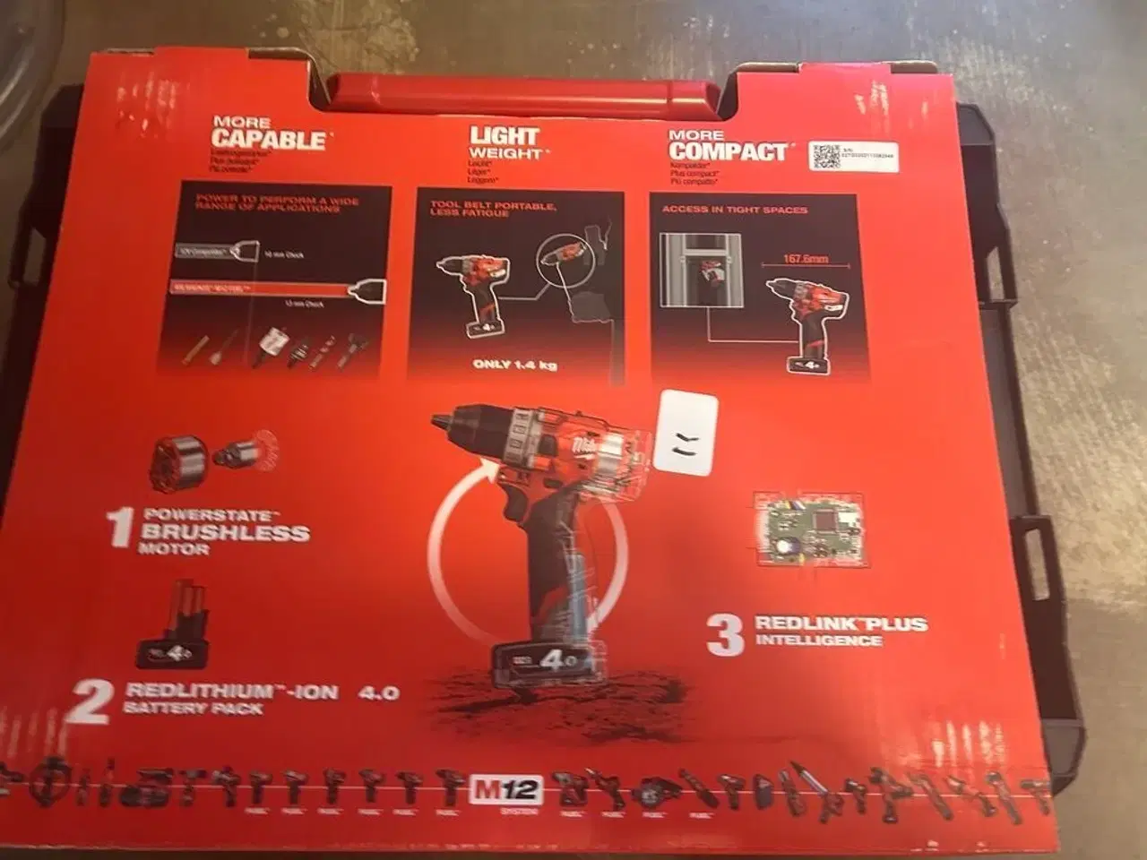 Billede 1 - Milwaukee skruemaskine M12 FPD-402X