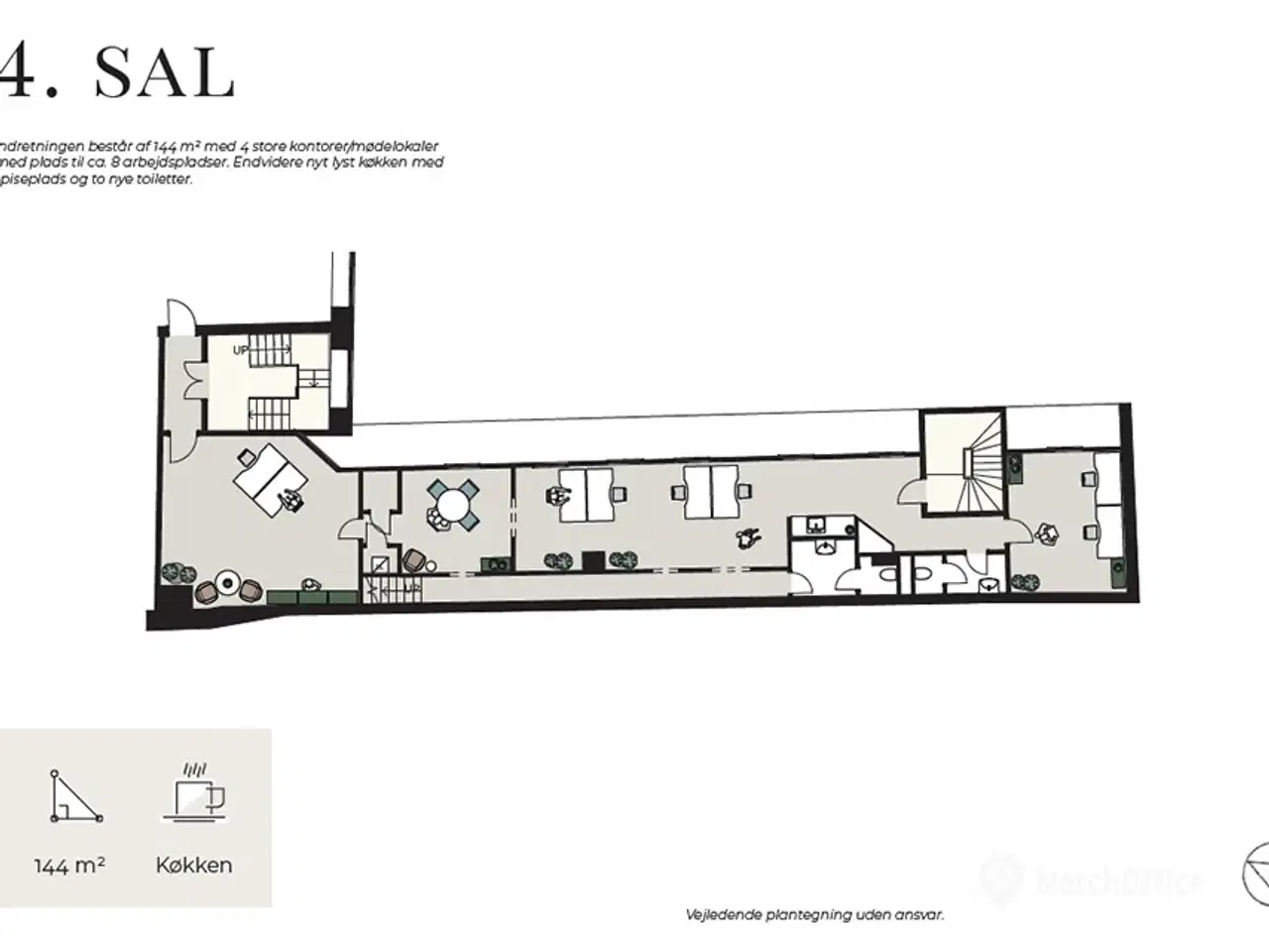 Billede 20 - 144 m² & 238 m² lyse kontorer