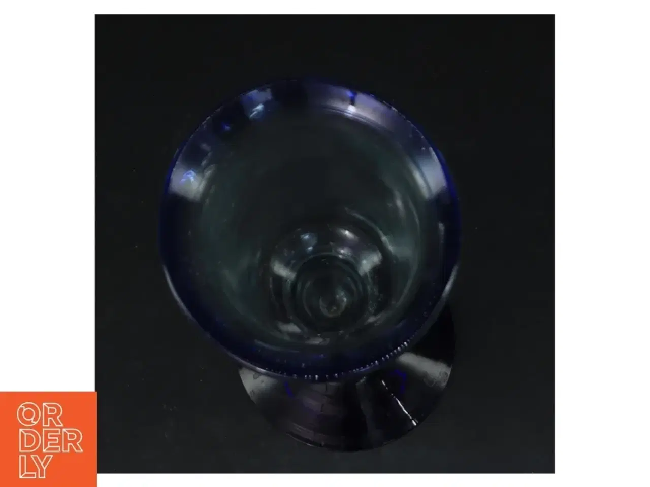 Billede 2 - Blåt glas (str. Ø. 8 cm. længde, 16 cm)