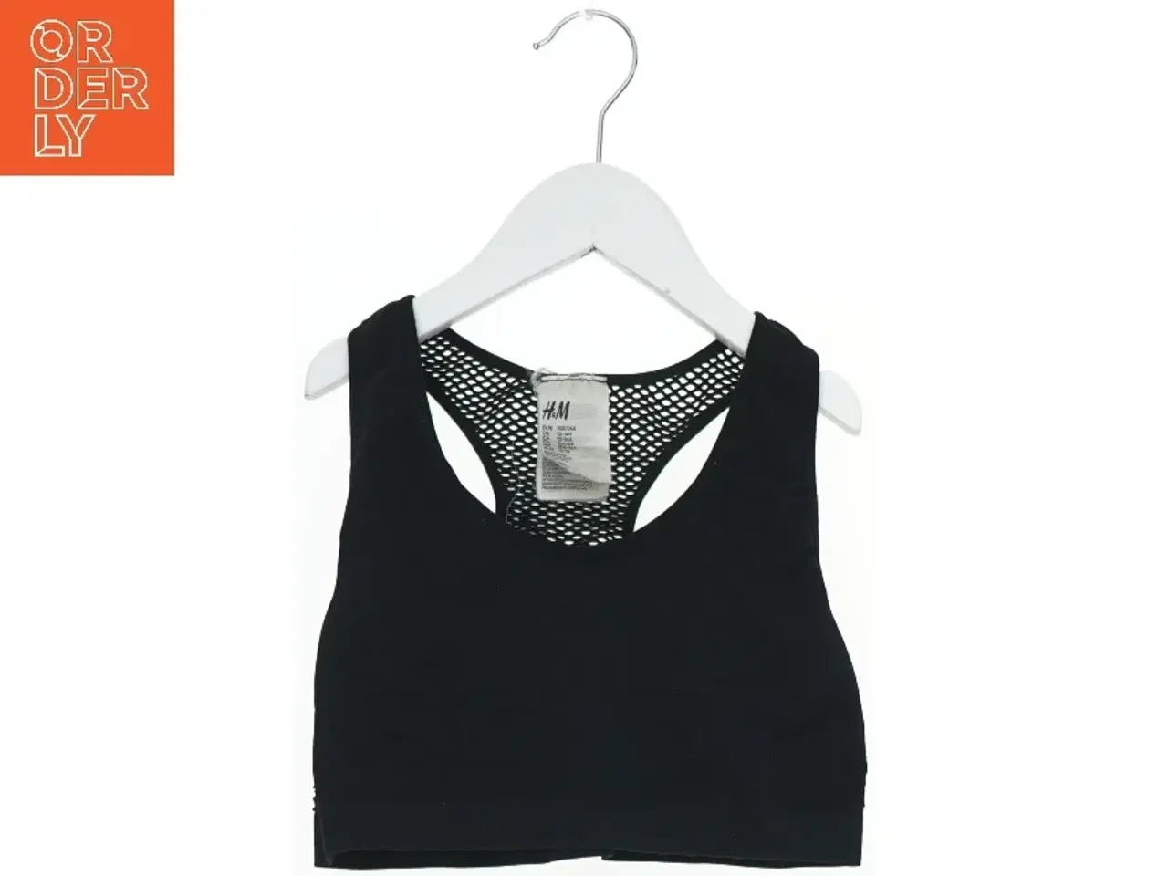 Billede 1 - Sort sportsbh med netdetaljer fra H&M (str. 158)