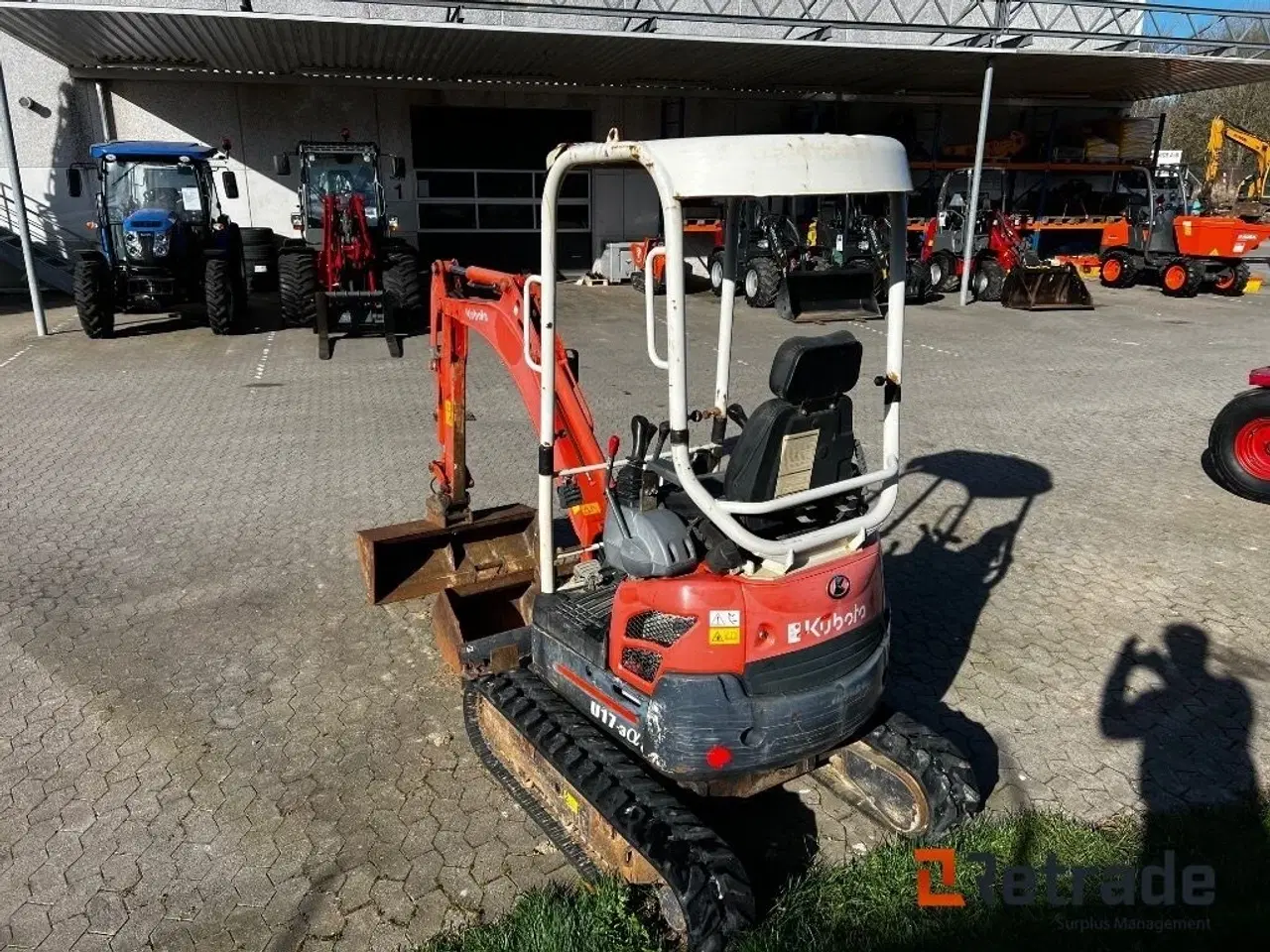 Billede 4 - Kubota U17-3o minigraver med skovle