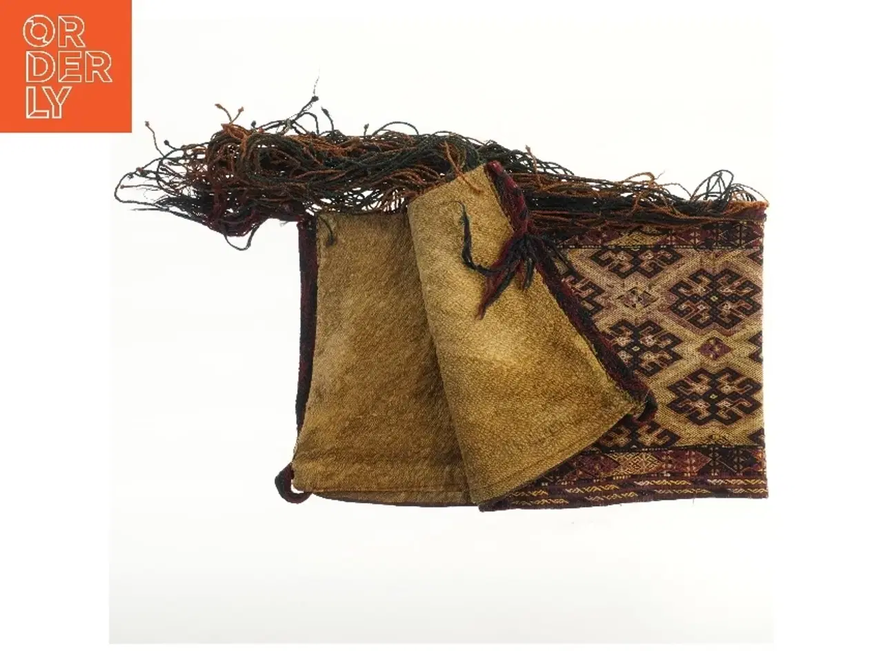 Billede 2 - Vævet tekstil med mønster (str. 138x39,5 cm)